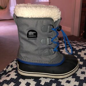 Sorel Yoot Pac Nylon Winter Kids Boots, Size 1